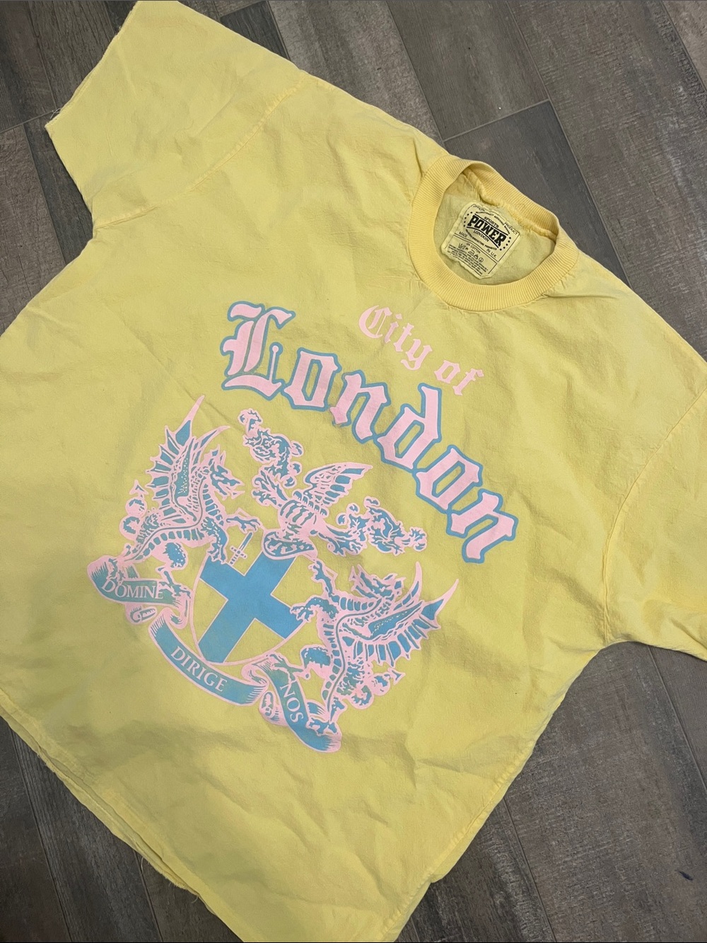 City of London Graphic Tee - Yellow Short Sleeve